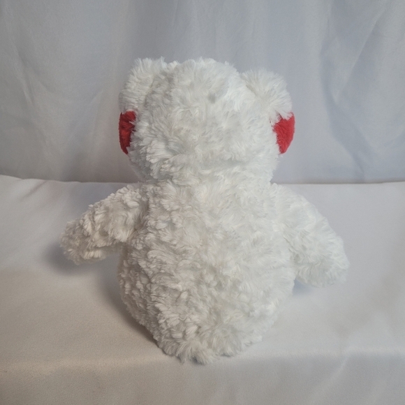 Gund Blizzard Polar Bear 12" Red Earmuffs Stuffed Animal Bear - Picture 5 of 8